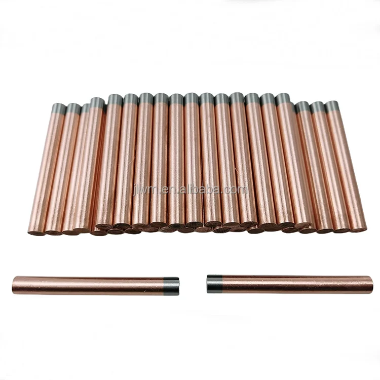 D8xL100mm polished copper tungsten Inlaid electrode,NDB electrode,Back cast electrode for resistance welding