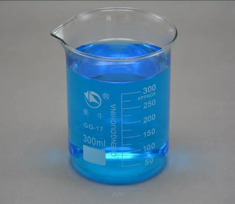 Large volume superior: 300ml book ox 3.3 material high borosilicate with graduated glass container