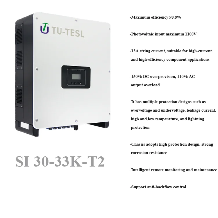 30Kw 33Kw 36Kw 3 Phase High Voltage On Gird Hybrid Solar Inverter For Home