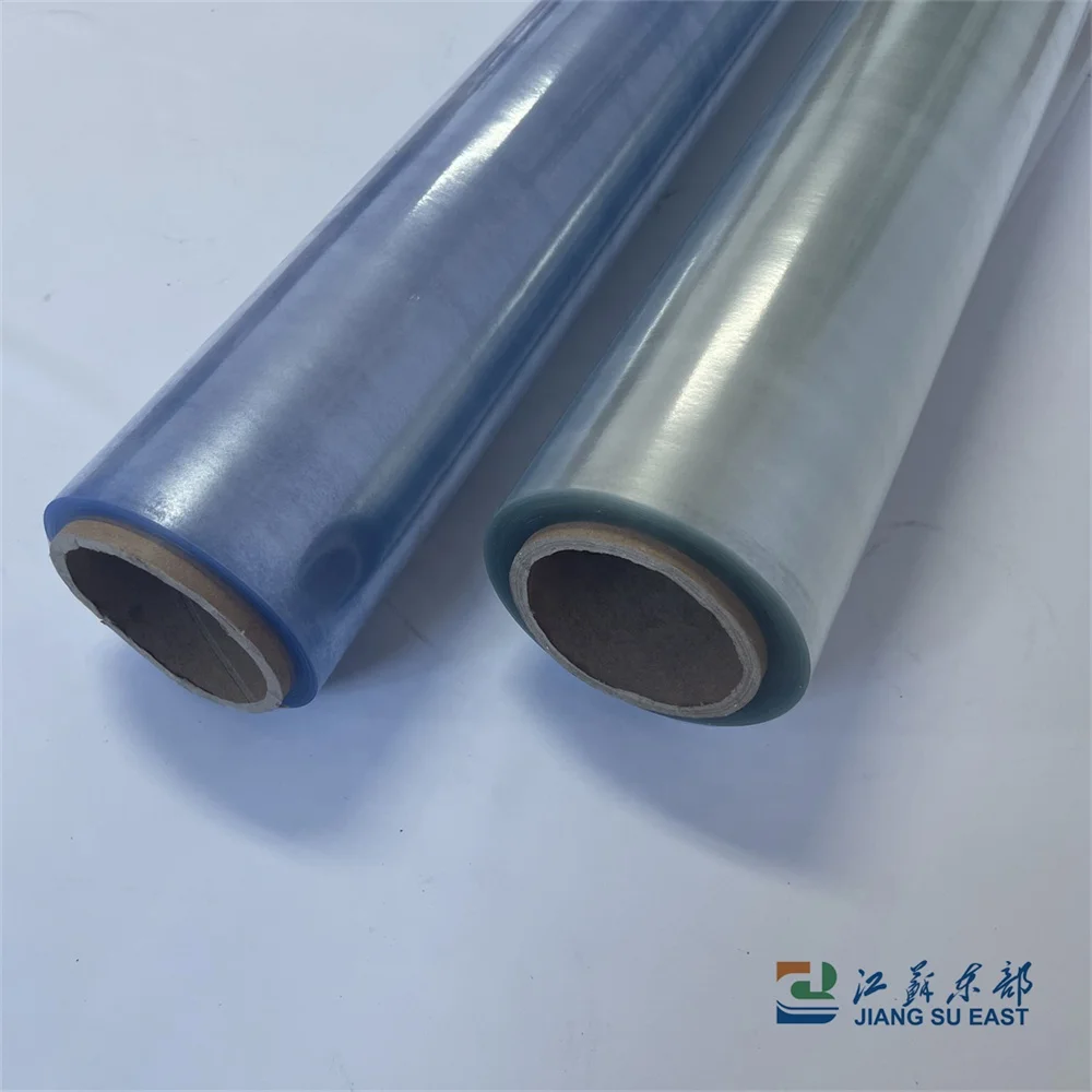 High gloss plastic stretch pvc self adhesive film