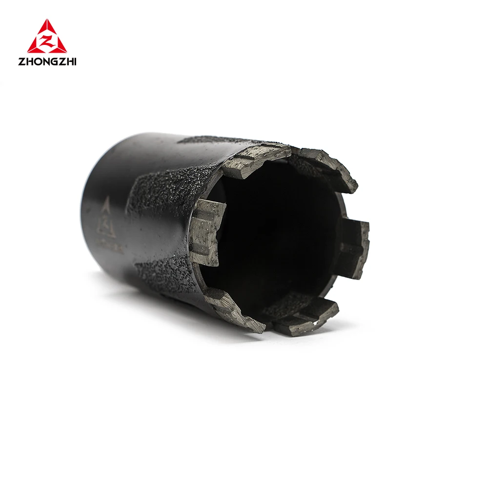 Diamond Core Drill Bit Laser Welded Diamond Hole Saw for Granite Marble Solid Block Stone Reinforced Concrete