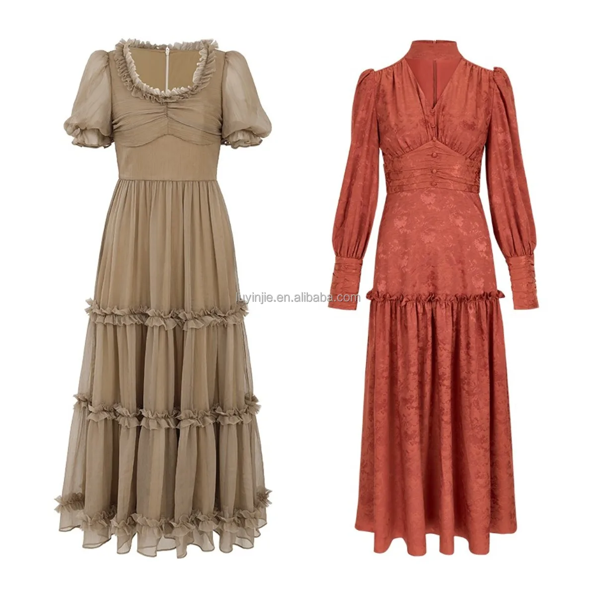 Fairy Piao Piao dress 2023 early autumn new temperament thin casual long long-sleeved skirt thin female