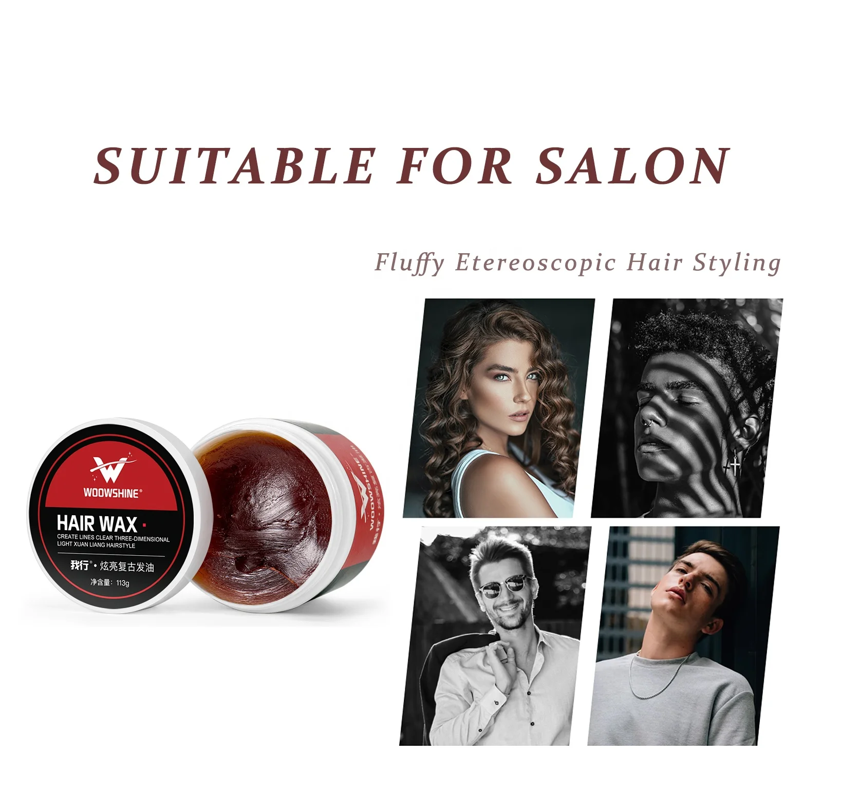 Mens Curly Perm Resculpt Pomade Substance Labels Isopropyl Palmitate No GreaseHair Wax