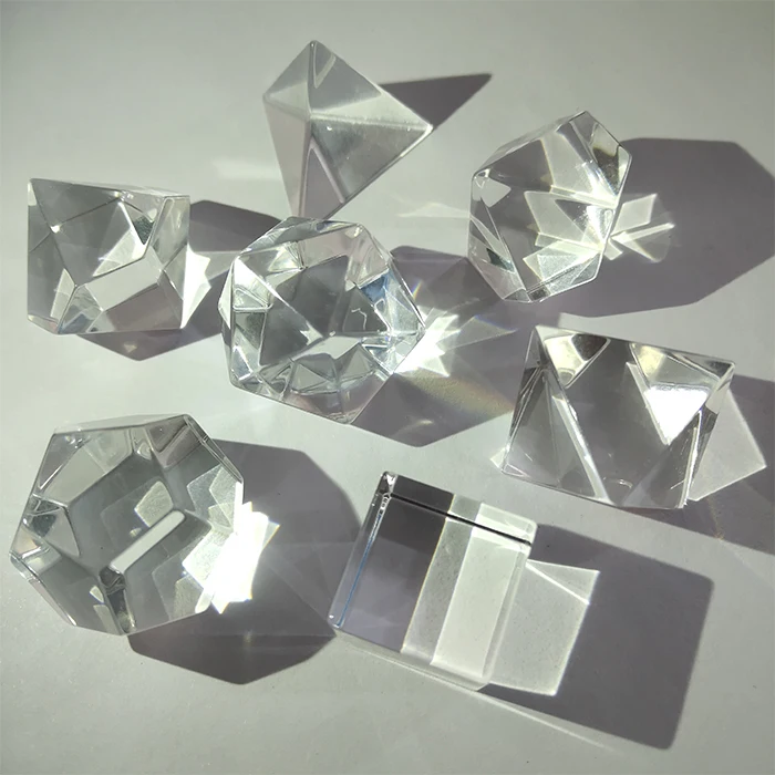 Custom transparent gemstone dice factory  table RPG games adult game dice dnd entertainment