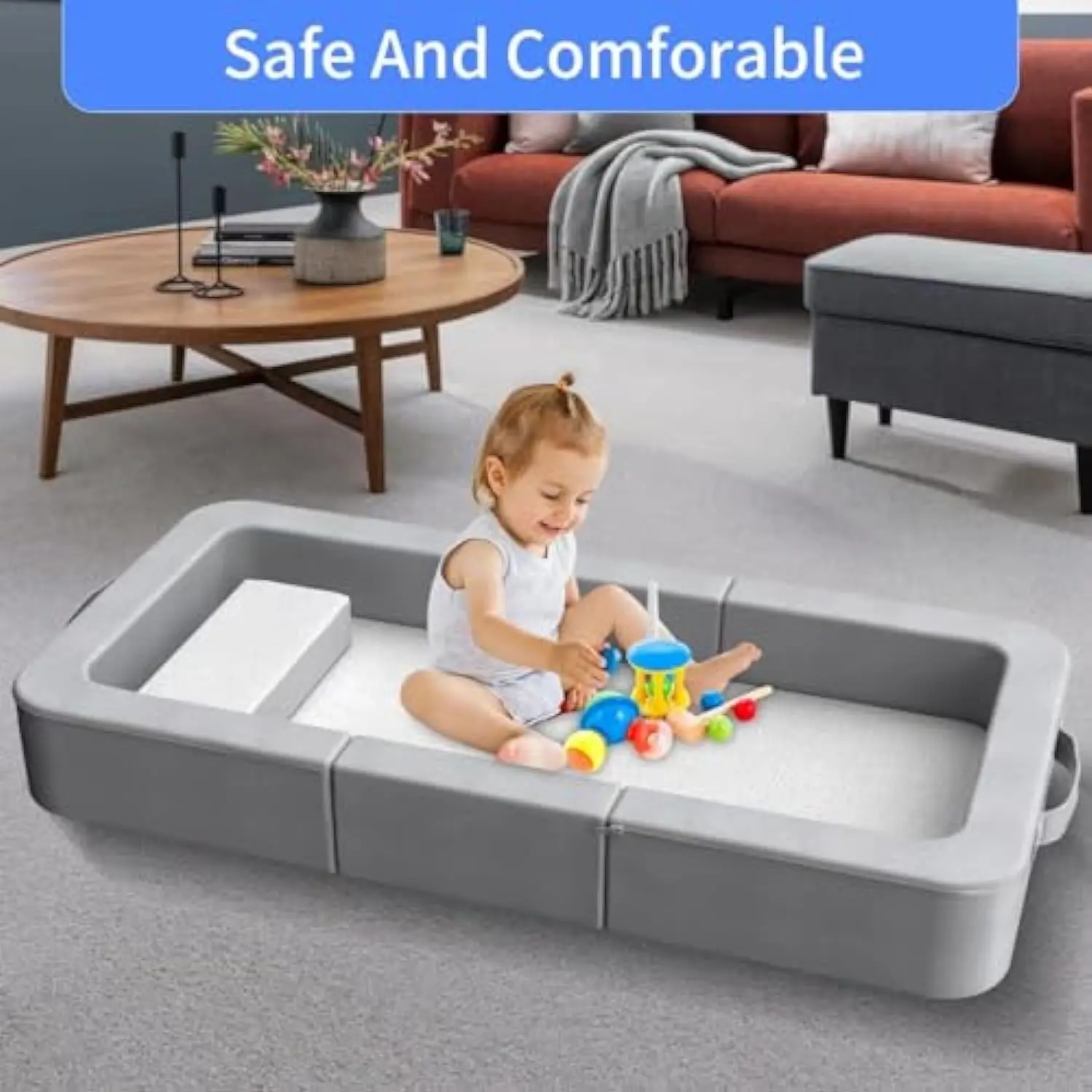 New Patented Soft Safe Design Portable Kid Travel Bed Folding Toddler Floor Bed for Toddlers and Kids