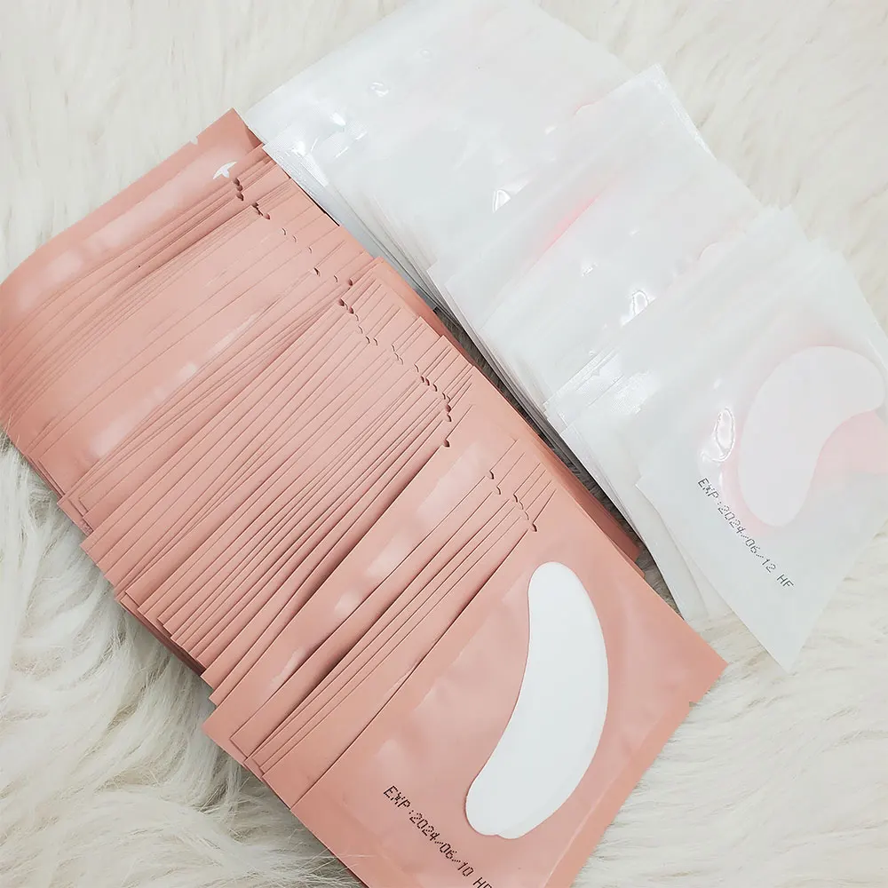 Create Your Own Brand Custom Adhesive Eye Gel Pads Lash Extension Under Eye Pads For Eyelash Extensions