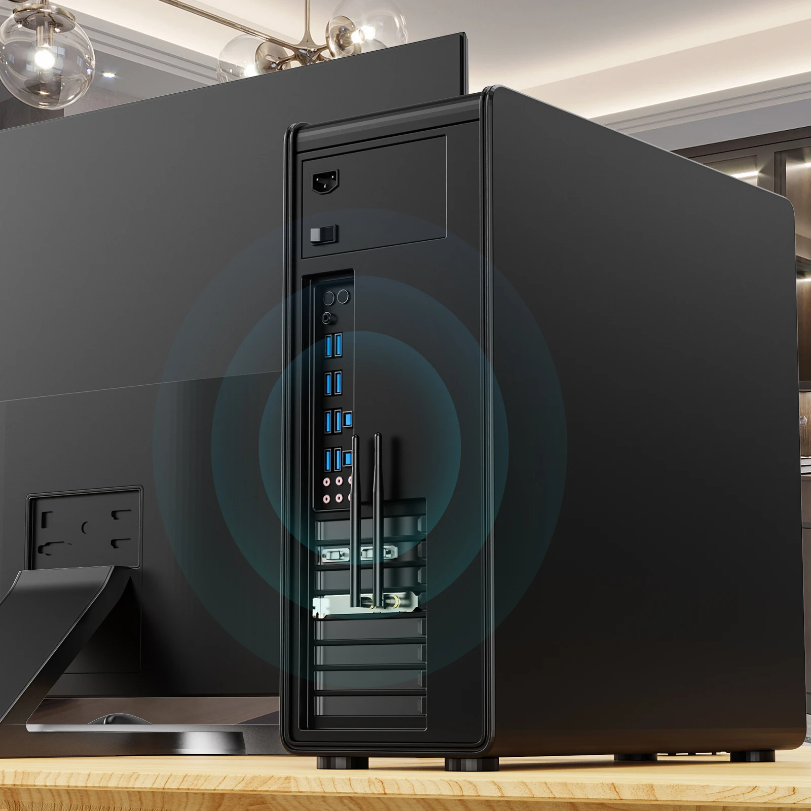 EDUP 2.4G/5.8G/6Ghz 802.11AX Wireless Network Cards Wifi 6 PCI Adapter for Desktop