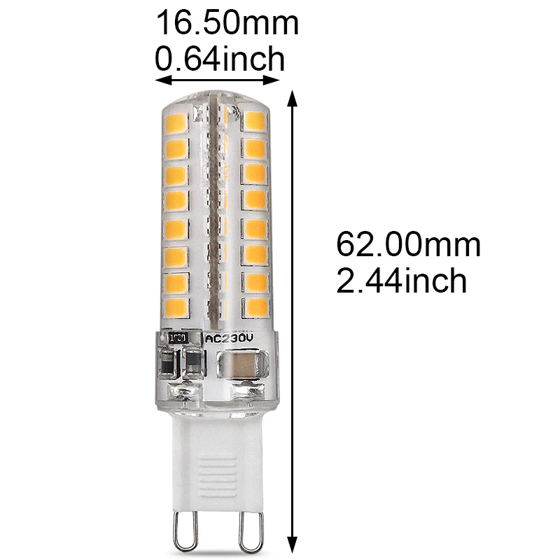 SHENPU Energy Saving Bulbs 4W 3000K G9 led Lamp 220V G9 LED Light