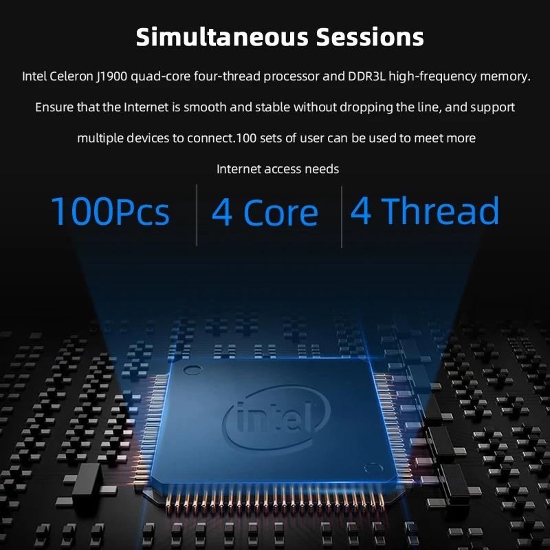  Мини-ПК Barebone Pfsense 6 гигабит Ethernet RJ45 LAN NIC In-tel Ce-leron J1900 четырехъядерный безвентиляторный