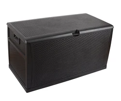 450L outdoor garden rattan box plastic storage
