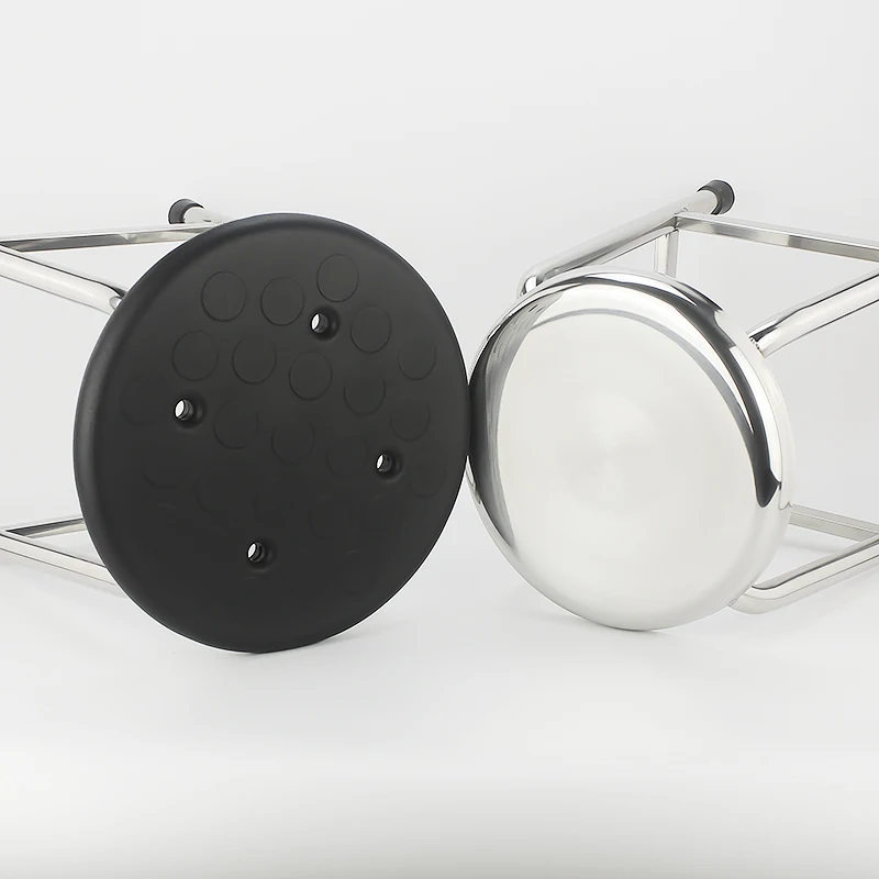 Rolling Stool Adjustable Height Stool with Ultra-Thick Seat Cushion Swivel Stools Chair for Salon