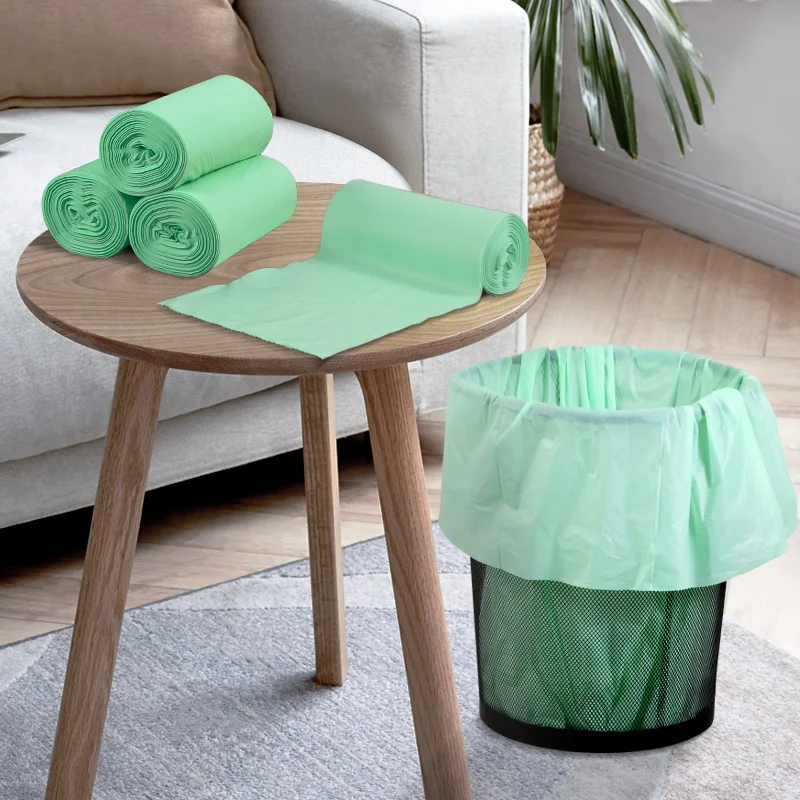 Wholesale Eco-friendly Compostable Corn Starch Large Degradable Biodegradable Plastic Garbage recycled plastic trash bag Roll