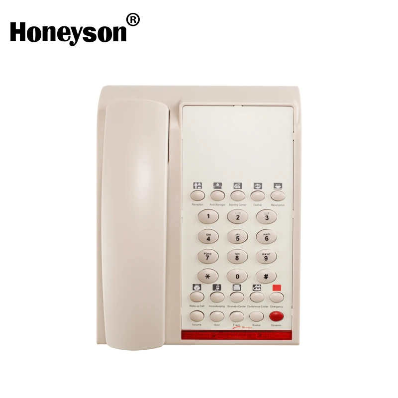 Honeyson new hotel room telephone set built in recorder