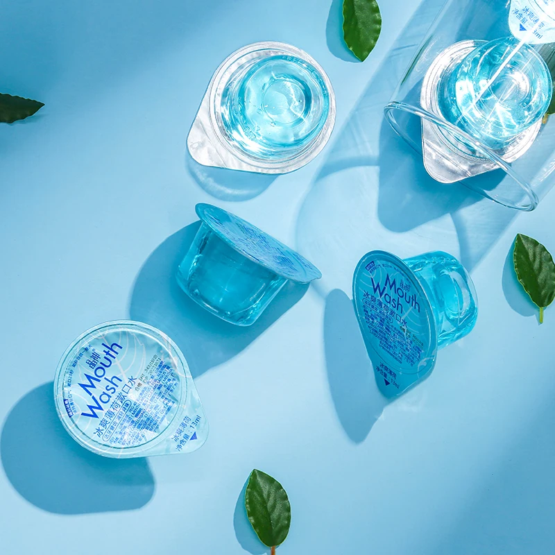 JingShen 2021 портативные дорожные жидкости для полоскания рта, желе, мята, одноразовые таблетки для полоскания рта