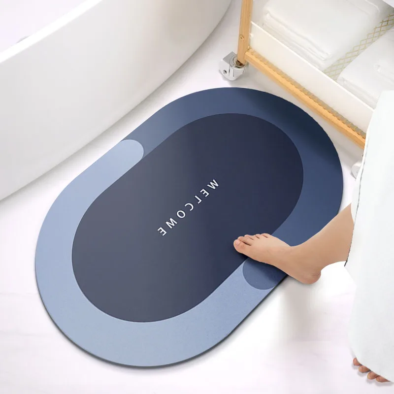 Custom Bathroom Rugs Floor Mat Non Slip Bath Mat Quick Dry Bathroom rugs for Bathroom Kitchen Bedroom Entrance Doormat Floor mat