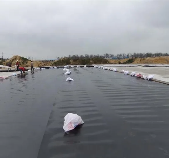 Antiseepage HDPE smooth textured black geomembrane fish shrimp pool pond liners with ASTM GM13 standard lower price