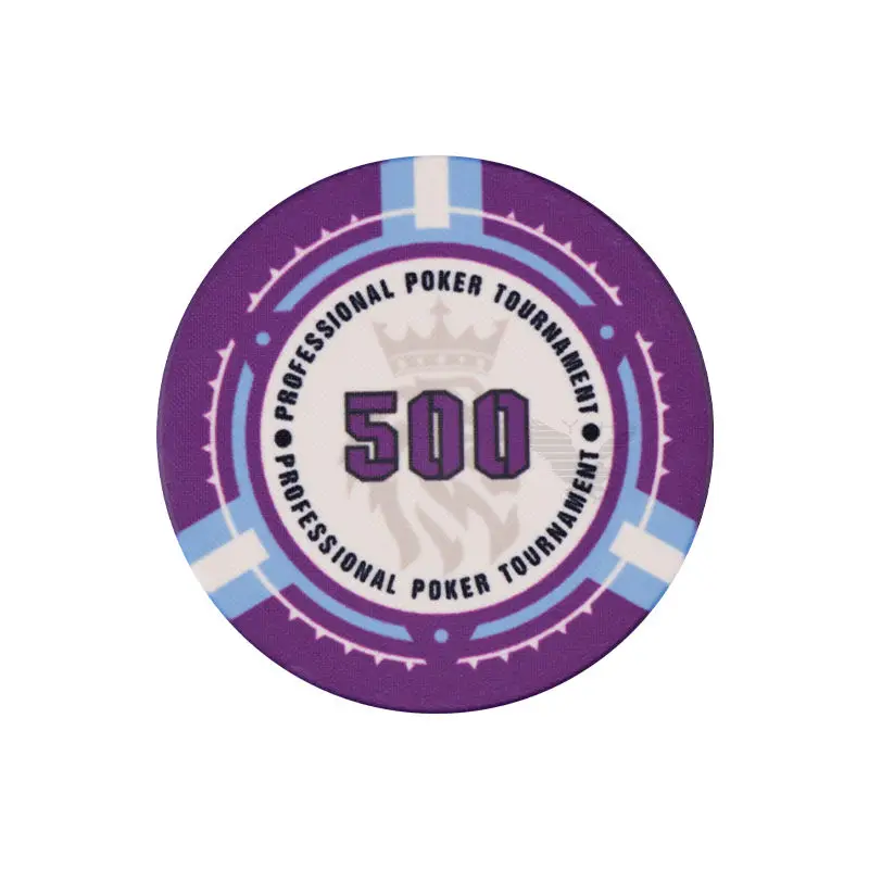 YH Custom Ceramic Poker Chip Sets Jetons De Poker En Cramique 300pcs 500pcs Poker Chips With Numbers