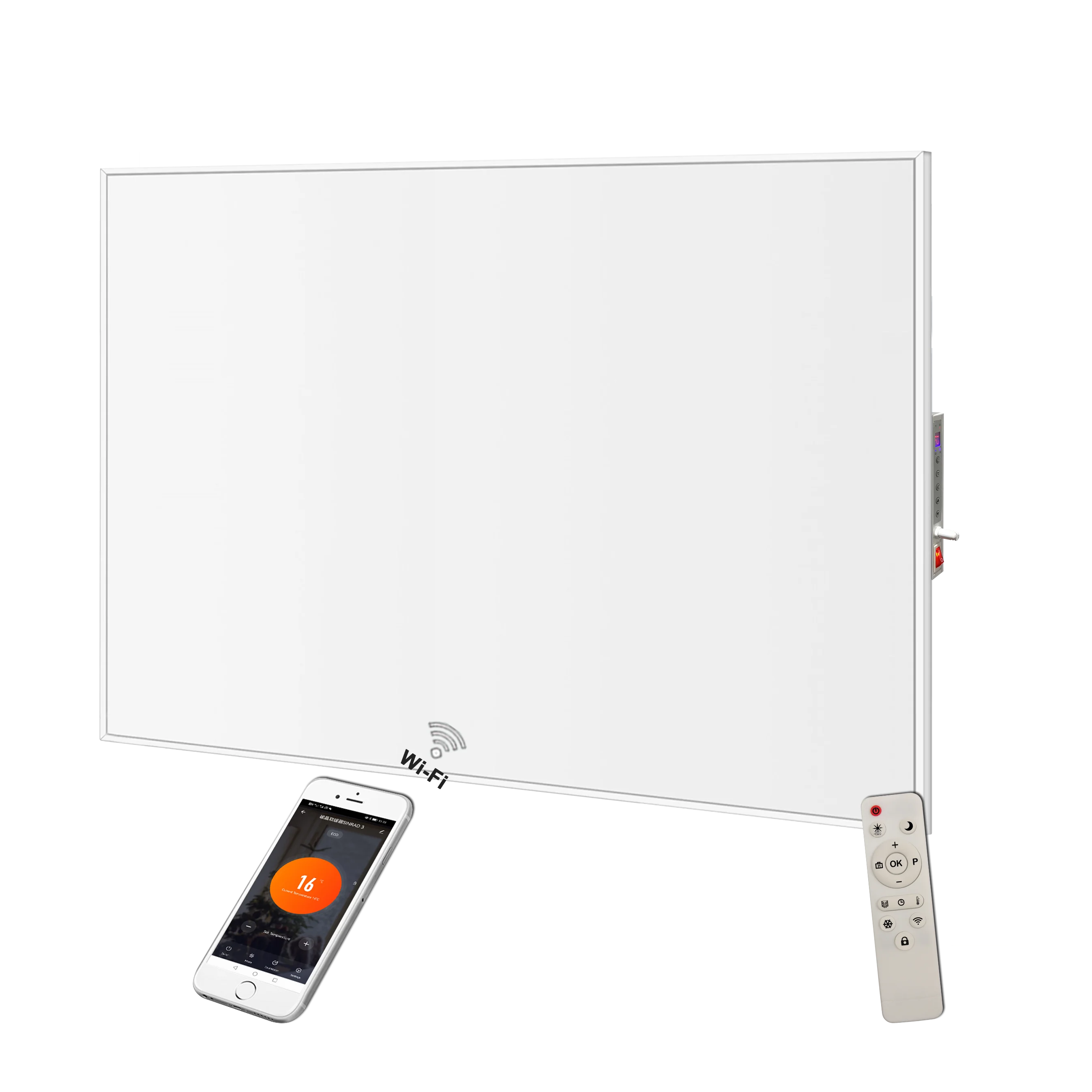 Aluminum shell   Infrared Radiant good heat exchange and a certain thermal inertia  Infrared Radiant  Carbon crystal room heater