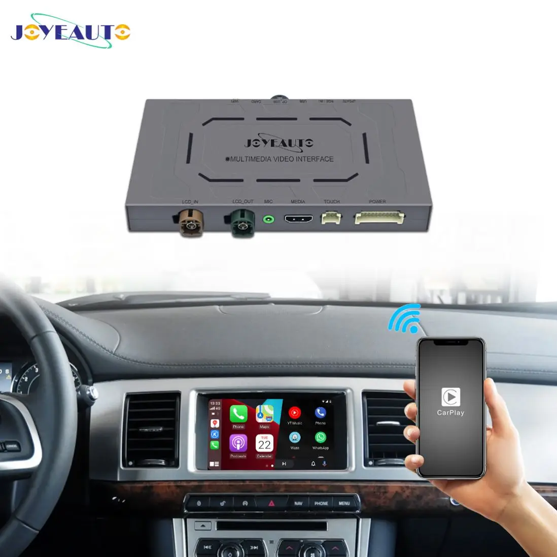Joyeauto беспроводное решение Apple Carplay AirPlay Android автоматическое зеркальное соединение для Land Rover carplay