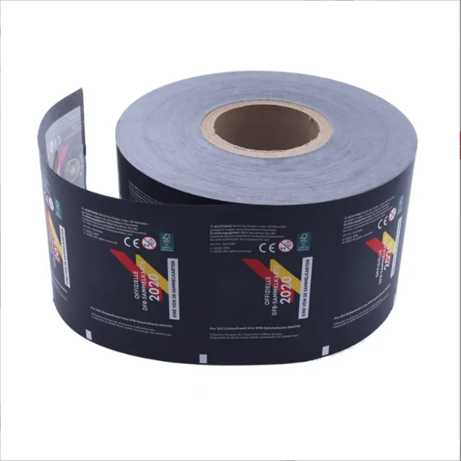 LOM Pvc Sugar Stick Packaging Paper Lamination Print Sealing Products Film Roll For Chocolate