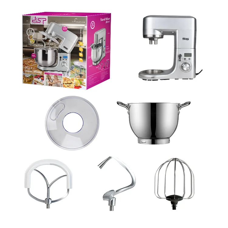 
Hot selling professional household multifunction commercial stainless steel food mixers stand flour dough cake mixer machine 
