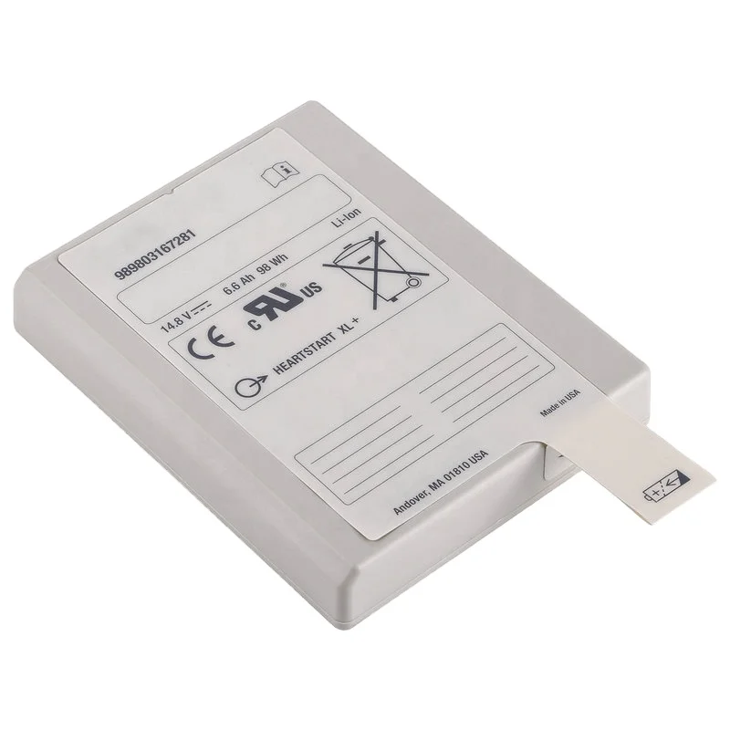 Lithium Ion BatteriesFor Philips XL+ Battery 6600mAh for 989803167281 Monitor HEARTSTART XL+ Li-ion Battery Manufactured