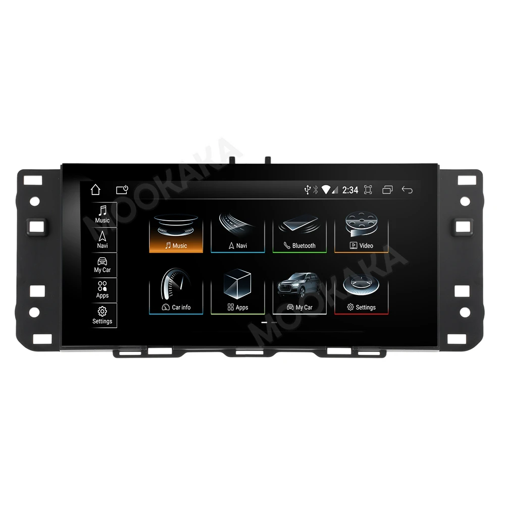 MOOKAKA 10 1 дюймов Android 13 автомобильное радио DVD-плеер мультимедийный плеер для Audi Q3 2019-2021 GPS-головное устройство с Carplay