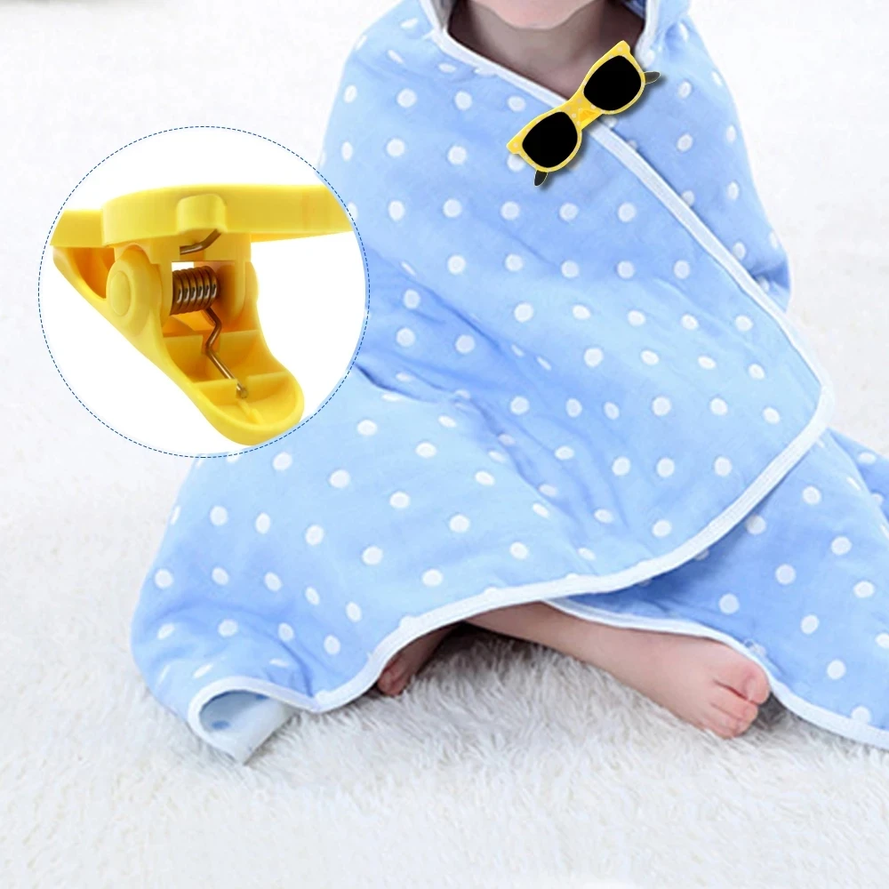 New Design Custom Animal Style Towels Clothing Type  Plastic Material  Beach Towel Clips for Chairs sunbeds