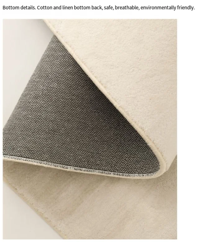 ATUNUS Nordic Carpet Premium Customized Design Washable Backing Soft Feeling Easy to Clean Rugs Floor Mat