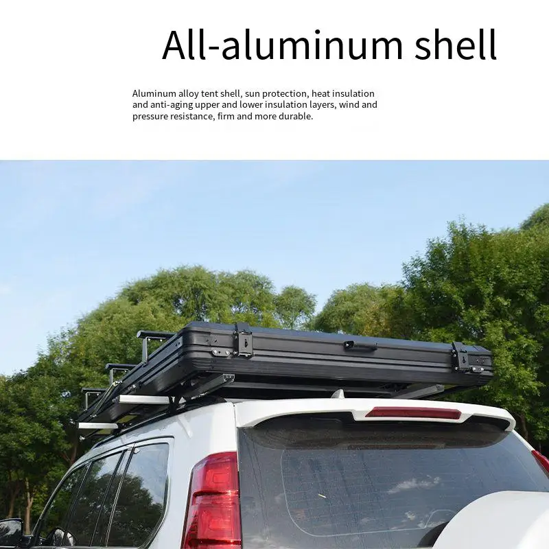 New Soft Shell Aluminum Roof Tent Roof Top Portable Camping Tent 4x4 4wd Roof Top Tents