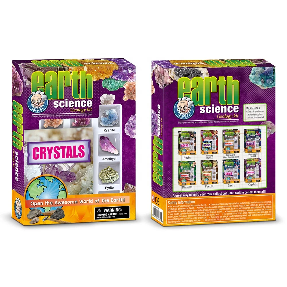 
Crystal Quartz Rock Zirconia Stones Sedimentary Rock Collection Kit, Nature Rocks Specimens 