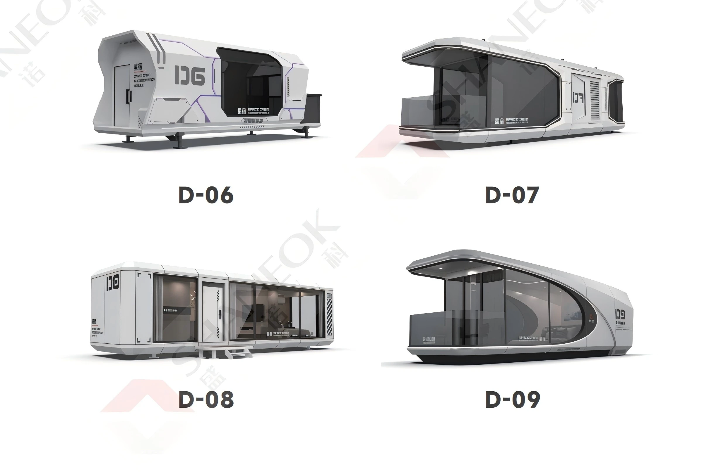 D6 D9 передвижные космические капсульные дома готовый дом передвижной стальная конструкция контейнер сборный для кемпинга