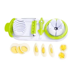 Stainless Steel Wire Plastic Egg Cutter Food Grade Egg Slicer