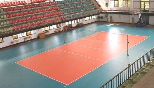 High quality PVC Indoor Outdoor Sport Roll Flooring Badminton Court Floor Mat