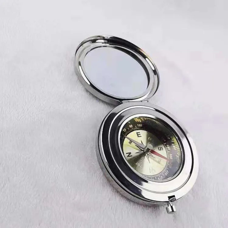 Лидер продаж на Amazon, Классический флип-Компас с зеркалом, альпинизм, кемпинг, автомобильные принадлежности из нержавеющей стали, компас