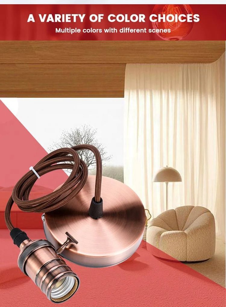 New Design E27 Manufacturer Custom Lamp Holder Types Of Electric Lamp Holders With Wire