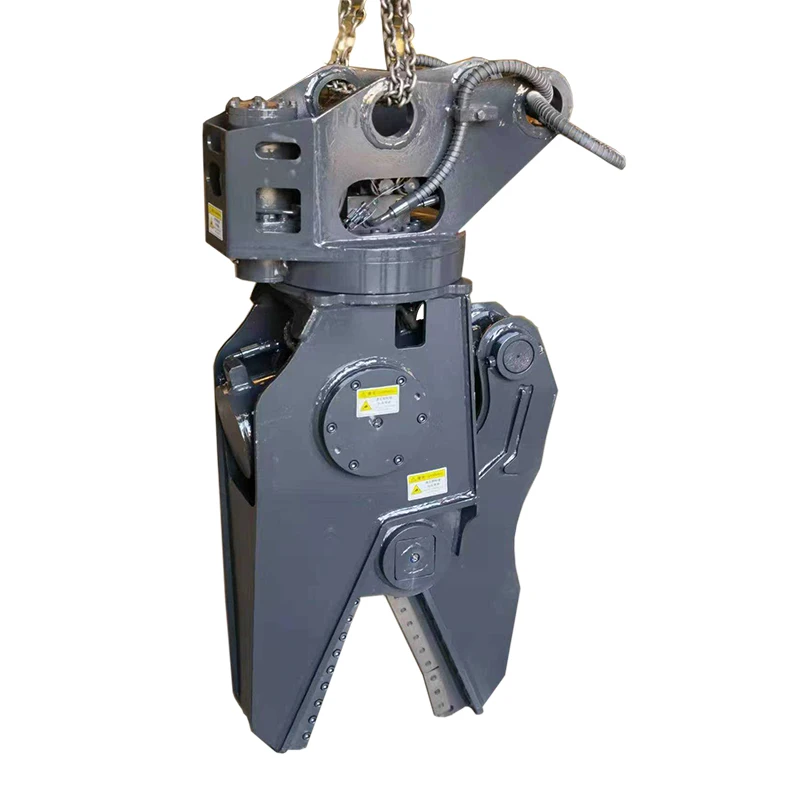 8 ton excavator scrap metal cutter car dismantling hydraulic shear for R80lc7