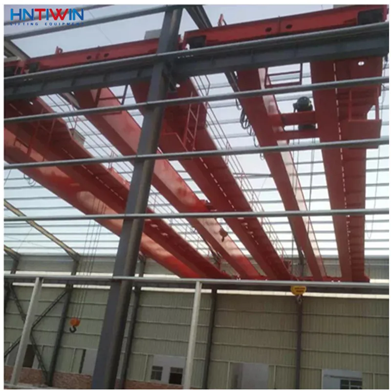 Single girder rail mounted 1ton overhead bridge crane