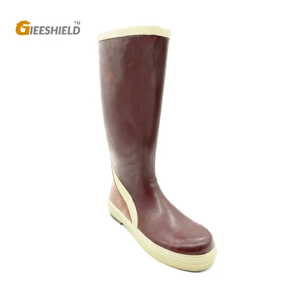 
Customized best price waterproof rubber boots farm for men 