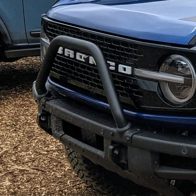 Hot Sale Pickup Accessories Car Plate Grill Front Brush Guard Bumper For Ford Bronco