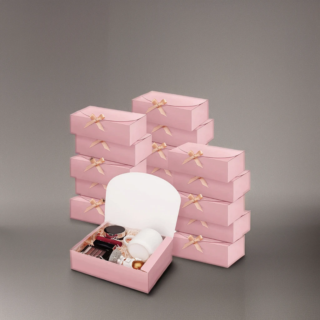 Customized Kraft Paper Boxes Recycled Materials Takeout Food Brunch Platters Food Packaging Stamping Embossing Vanishing Magnet