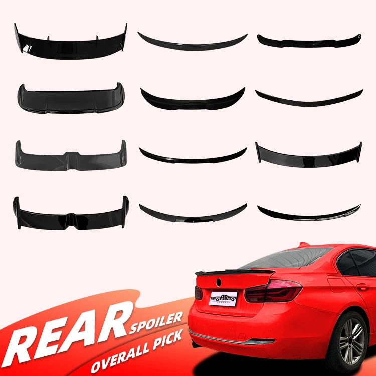 Car Window Louvers Exterior Accessories Side Skirt Mirror Cover Car Front Lip Grill Roof Spoiler Rear Diffuser