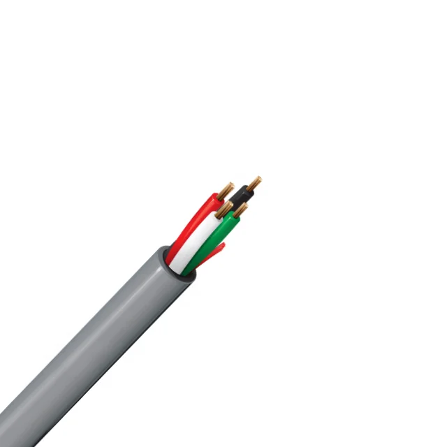 Indoor Plenum Security Alarm Cable Reliable 2 Pair with 22AWG PVC PE OEM Copper Insulated 6 Core Alarm Cable Low Voltage Fire