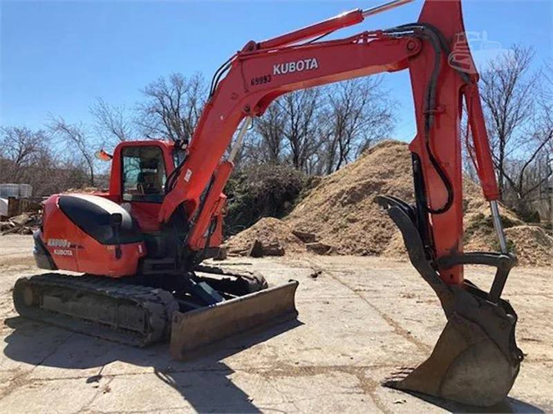 Second hand Kubota 80 90 Japanese  mini digger Japan 8 9 ton  KX080  KX151 price Crawler used Excavator For Sale