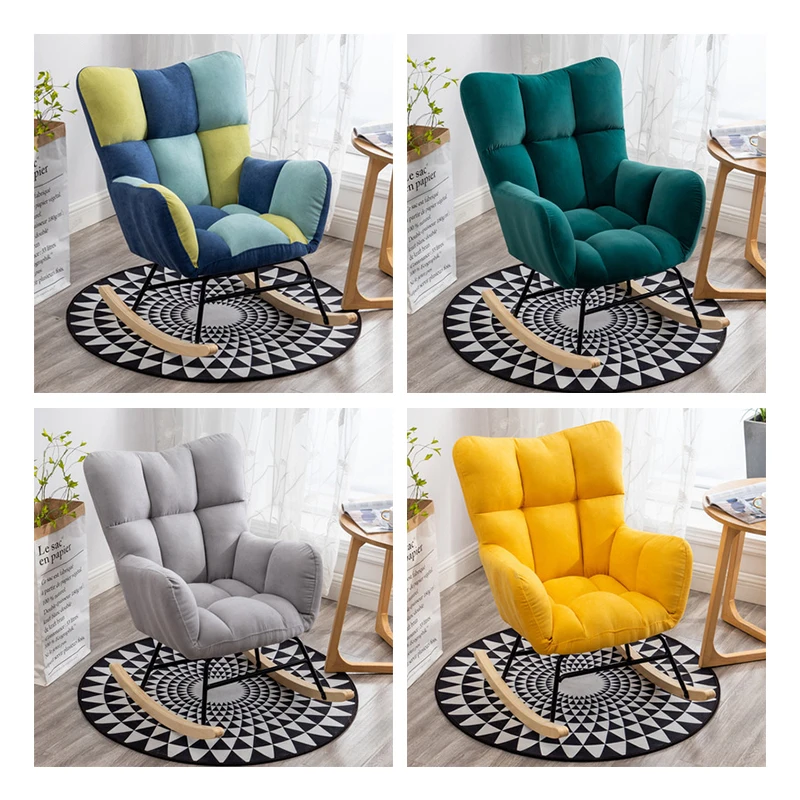 Modern Style Cheap Living Room Furniture Leisure Rocking Chair Sofa Chair