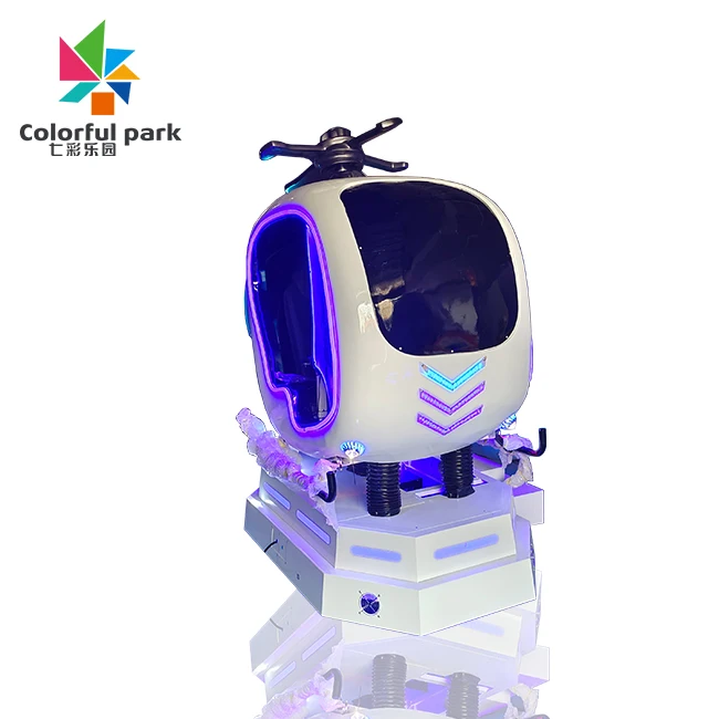 Hot Sale Flight VR Simulator, Cockpit, Airplane, Coin Operation, Game Machine, Virtual Reality Simulator, Flying VR Helicopter