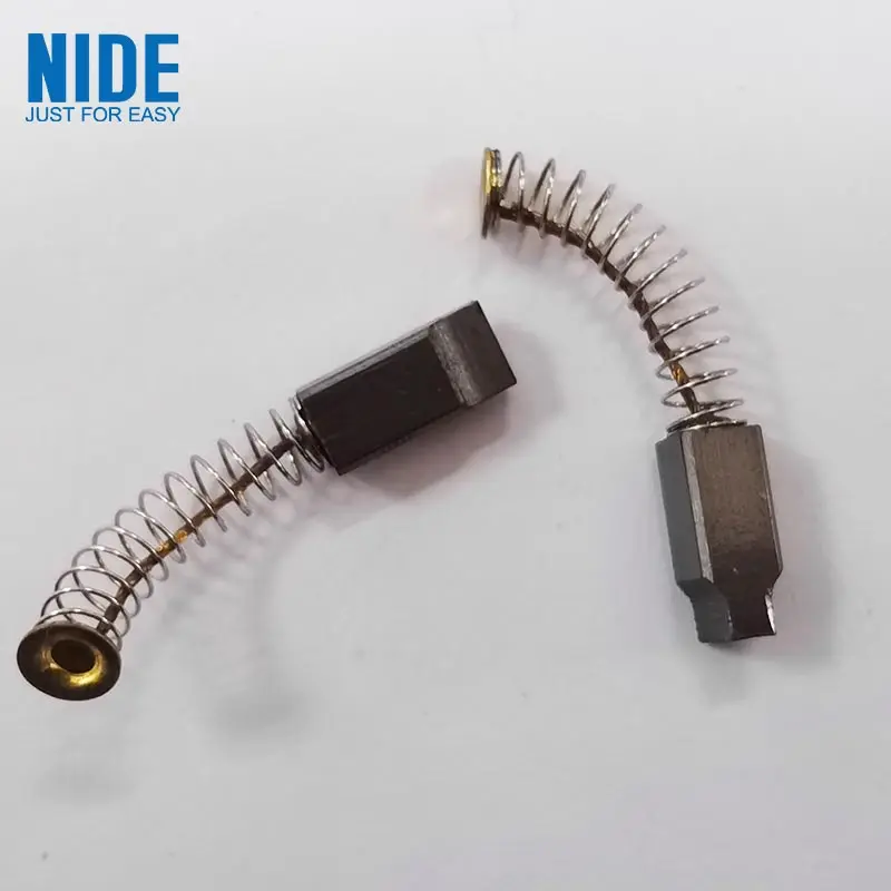 OEM Power Tool Carbon Brush Spring Graphite Carbon Brush For DC Motor Part