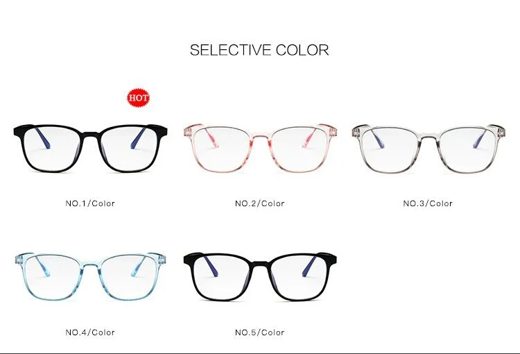 15990 Cheap Fashion Designer Unisex Clear Plastic Frames Optical Glasses Eyeglasses