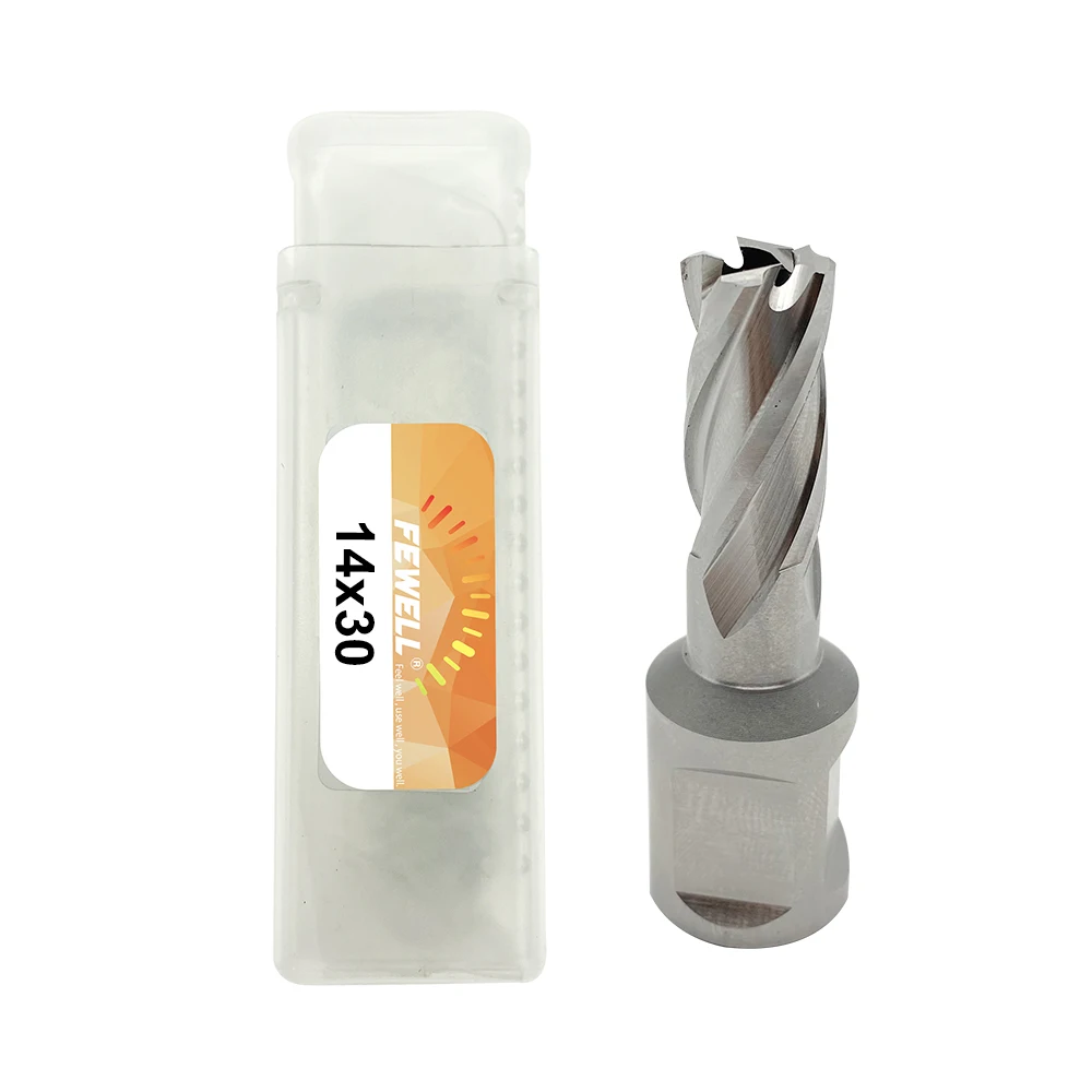 Hole drill bit weldon Shank 14*30mm HSS Annular Cutter for magnetic base drill Metal drilling