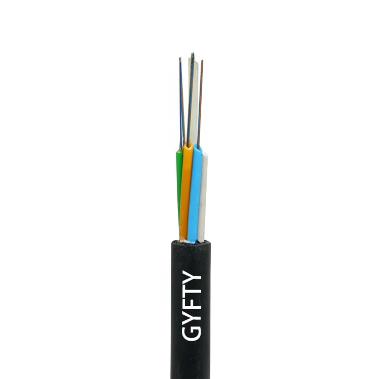 Outdoor Non-Armored Optical Cable GYFTY Duct ADSS Aerial G652D 12 24 48 72 96 Core Fiber Optic Cable Meter Factory Price
